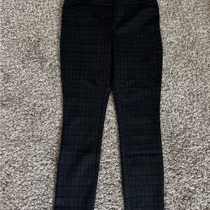 Dalia Plaid Black Pants